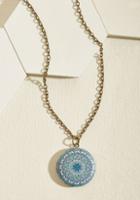 Modcloth Locket Like It's Hot Necklace In Tile