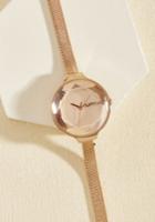 Rumbatime The Bevel Is In The Details Watch In Rose Gold
