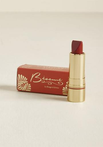 Besamecosmetics Besame Cosmetics Rip-roaring Radiance Lipstick In Cherry Red