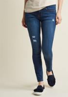 Modcloth Daily Staple Distressed Skinny Jeans In 15