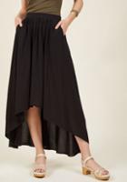 Modcloth Lead In Lengths Midi Skirt In S