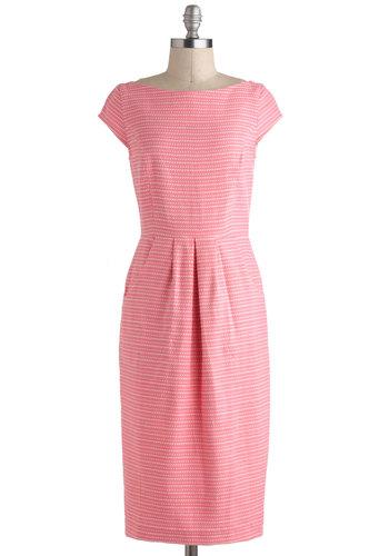 People Tree Perfect In Pink Dress
