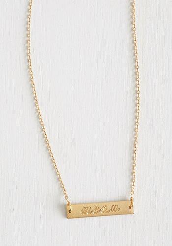 Muchtoomuch Kitty Chat Necklace