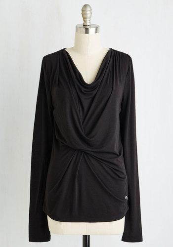 Colosseum Early Morning Musings Lounge Top In Black