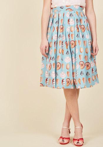  Collect Your Thoughts Midi Skirt In S
