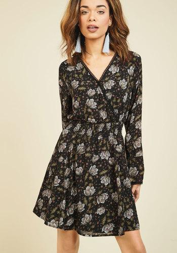  Distinctive Determination Long Sleeve Dress In L