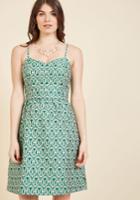  Evenings Overseas A-line Dress In Clover In 1x