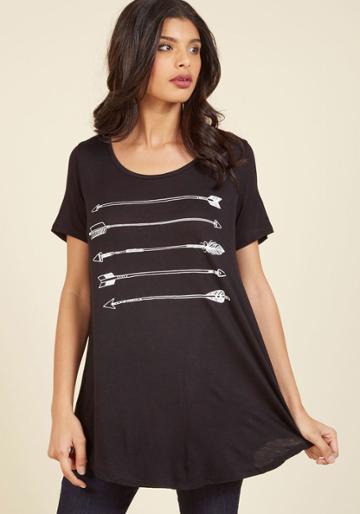Modcloth Time Of Dep-archer T-shirt In S