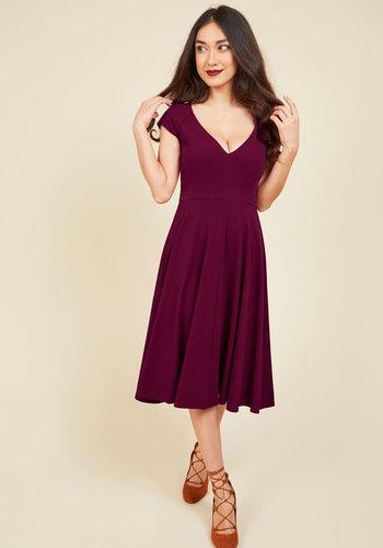  Name The Date A-line Dress In Scarlet In M