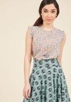  Sweet Standard Sleeveless Top In M