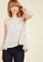  Play Me A Petunia Sleeveless Top In L