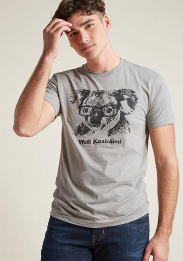 Modcloth Bear With Me Men's Graphic Tee In Xxl