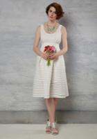  Perfected Prestige Midi Dress In White In 2