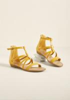 Blowfish Put To Walk Sandal In Mustard In 6.5