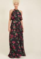 Modcloth Popover Floral Maxi Dress In S
