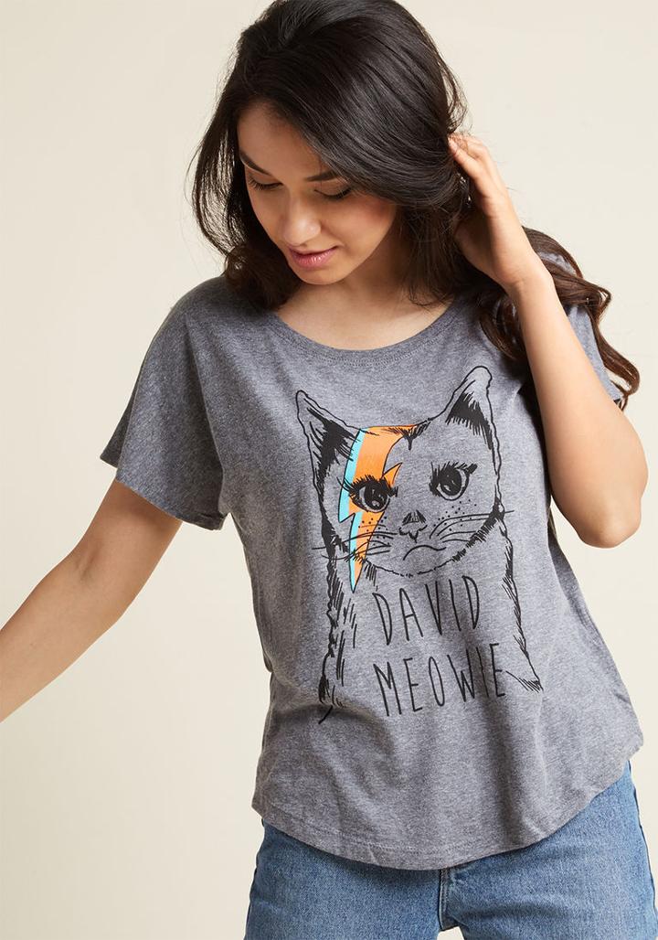 Modcloth A Lap In Sane Graphic T-shirt In Xl