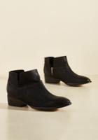  Snare Leather Bootie In Black In 11