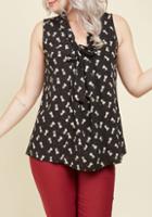  Miami Moments Sleeveless Top In Feline Appetite In 1x