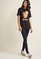 Modcloth The Hair, The Hair Graphic Tee In M