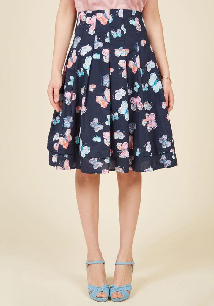 Modcloth That'll Fly A-line Skirt In 3x