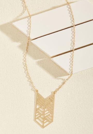 Modcloth Got It All Chevron Necklace
