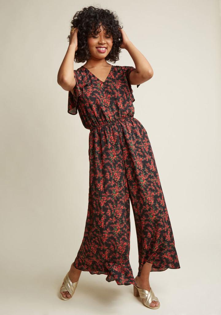 Jackbybbdakota Crafty Afternoon Floral Jumpsuit In S