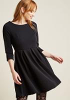 Modcloth Inspired Interpretation A-line Dress In Black In Xl