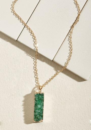 Modcloth Picky Druzy Necklace