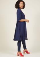 Modcloth Chiffon Pleated Duster Jacket In 3x