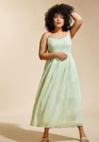 Modcloth Envision The Mission Maxi Dress In Mint In 3x