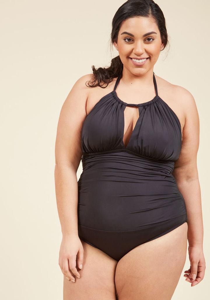  Working Tidal One-piece Swimsuit In Black In Xl