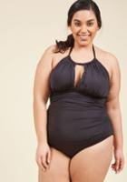  Working Tidal One-piece Swimsuit In Black In Xl