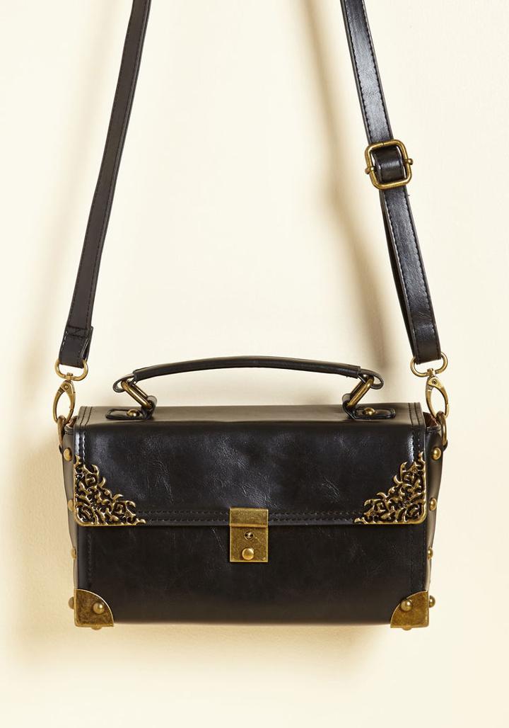Modcloth Scrapbook Ending Bag In Ink