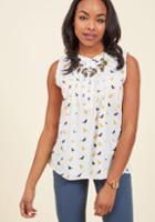  Freelance For The Taking Sleeveless Top In Birds In 3x