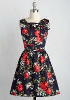  The Pennsylvania Polka Floral Dress In Navy Blossom In 3x