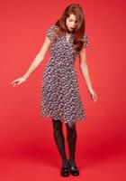  Oh Say Can Museum Floral Dress In Navy Bloom In 1x