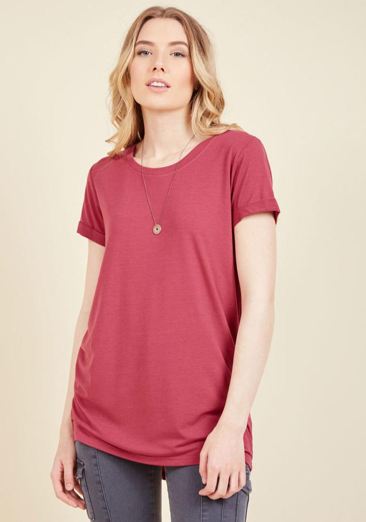  Simplicity On A Saturday Tunic In Raspberry In L