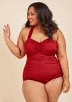  Bathing Beauty One-piece Swimsuit In Red - 16-34 In 28