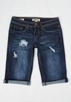  Boogie On Beach Town Shorts In Dark Wash In 1