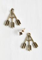 Alikhan Point Of Attention Earrings In Gold