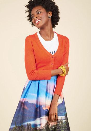  The Dream Of The Crop Cardigan In Paprika In Xs