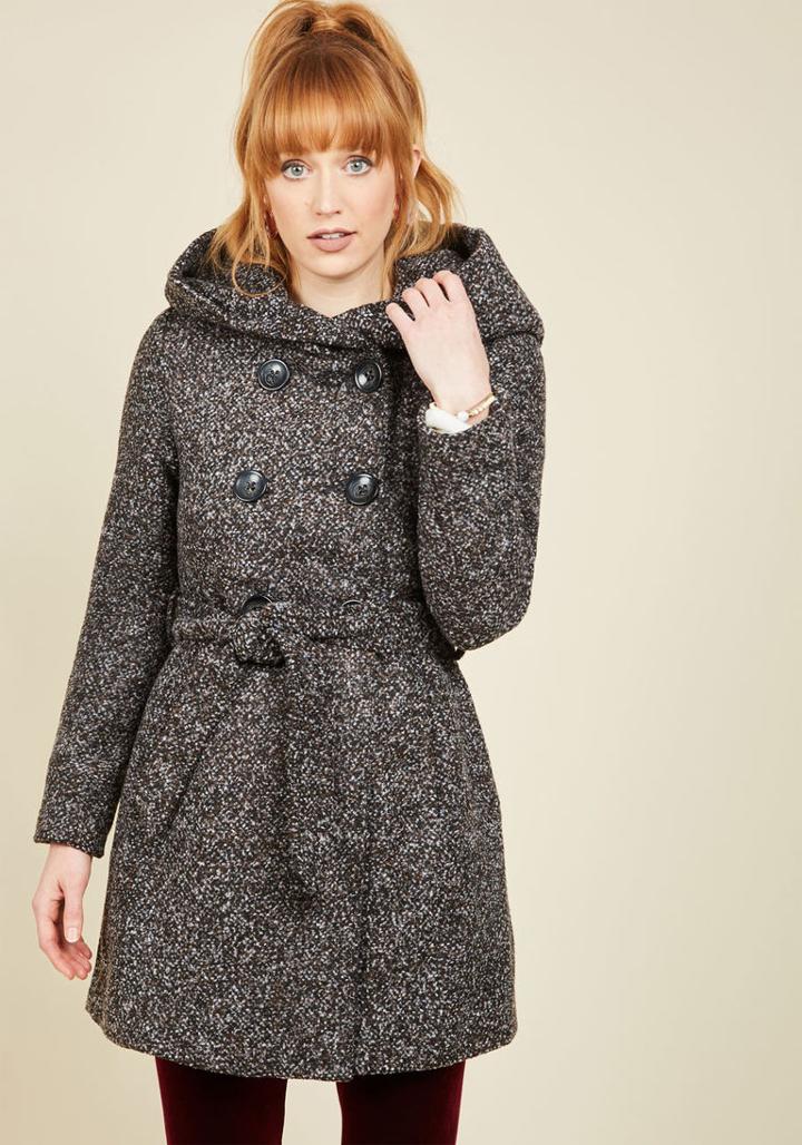 Modcloth Cookie Pie Coat In L