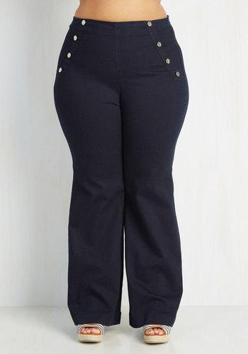 Angryrabbit Sailorette The Seas Jeans In Dark Wash - 1x-3x
