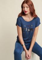 Modcloth Investigative Elements Graphic T-shirt