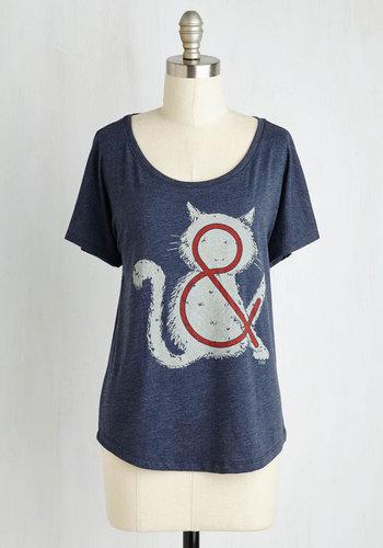 Chokeshirtcompany Purr-fectly Punctuated Top