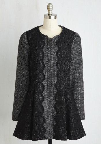 Somalondon Chicago Charm Coat In Charcoal