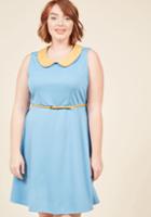 Modcloth Work To Play A-line Dress In Sky