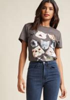 Modcloth Paws A Moment Graphic Tee In S