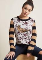 Modcloth Enviably Eccentric Sweater In Xl