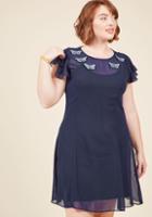 Modcloth Dimensional Potential Shift Dress